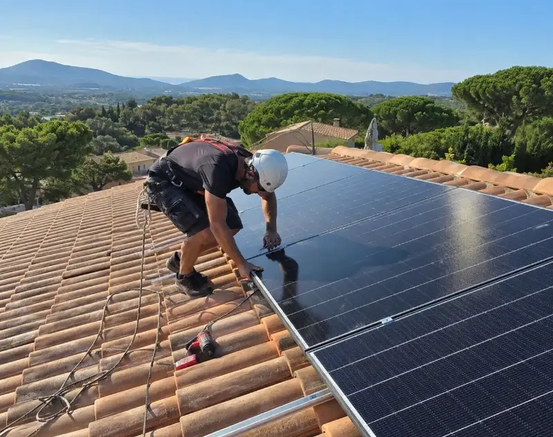 Installateur panneaux solaires Lanvénégen — pose photovoltaïque sur toiture