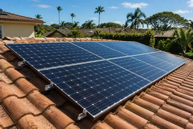 Installation de panneaux solaires à Lanvénégen